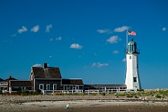 Beach Behind Scituate Lighthouse